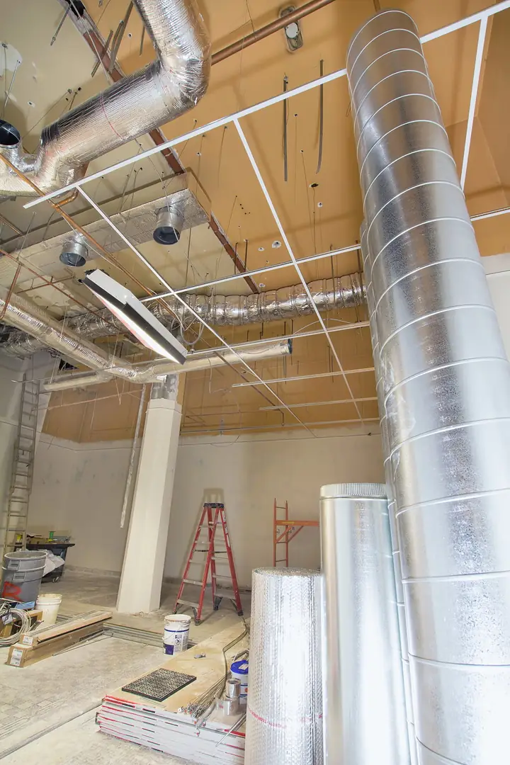 Heating and cooling duct work